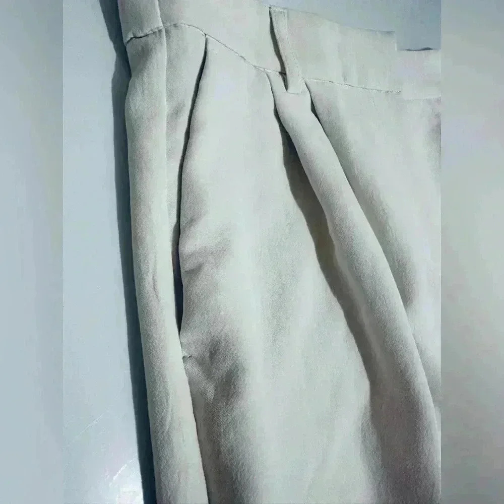 Joie Winter White Pleated Trouser Pants, Women’s Size 6, 100% Polyester. NWT - Picture 12 of 12